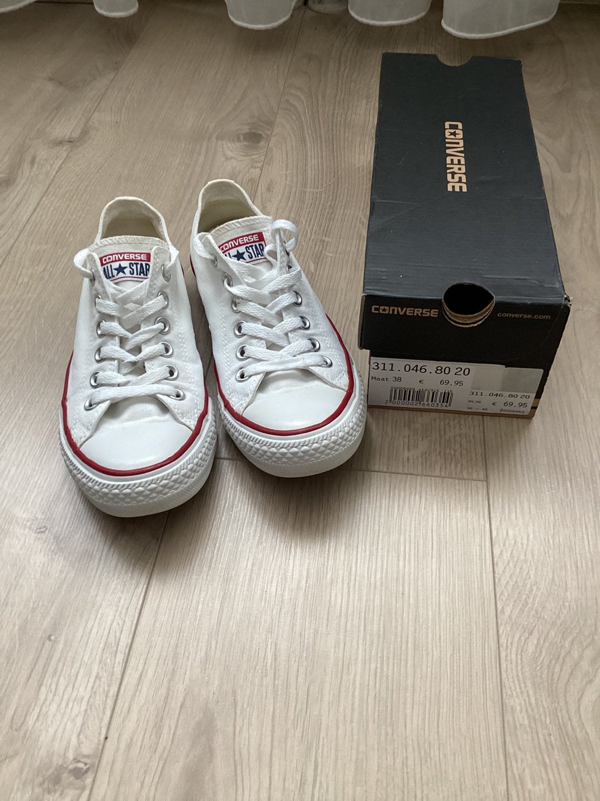 Converse All Stars 37,5, Ophalen of Verzenden, Zo goed als nieuw, Sneakers of Gympen