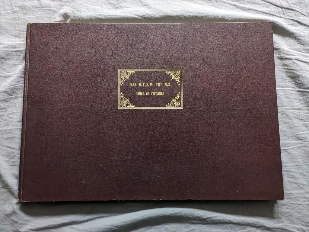 Oud NS fotoboek bij afscheid 1978, Ophalen of Verzenden, Gebruikt, Trein, Boek of Tijdschrift