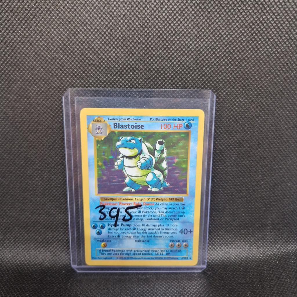 Blastoise Base Set Shadowless Good, Ophalen of Verzenden, Zo goed als nieuw