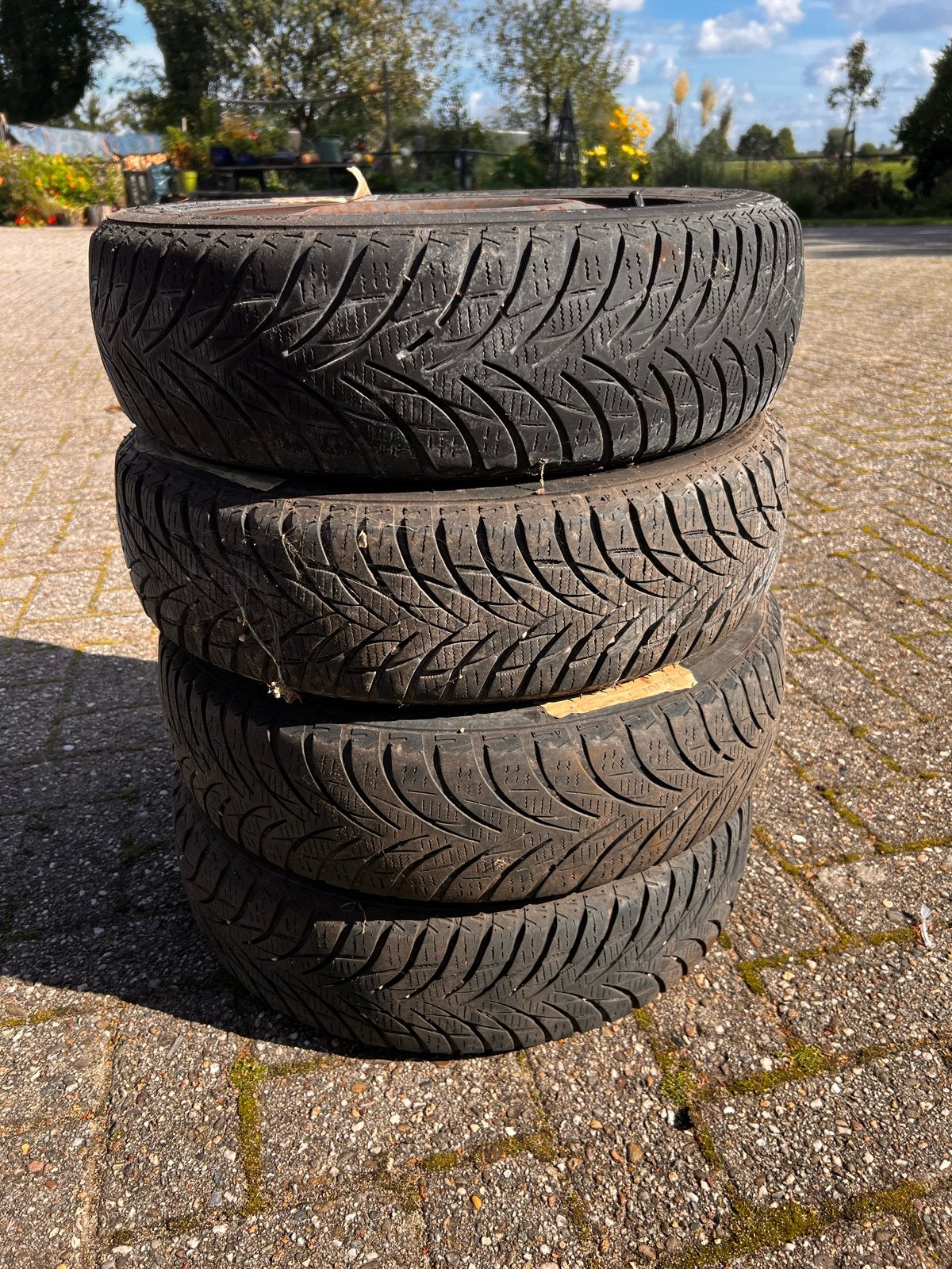 Winterbanden voor Toyota Aygo - 155/65R14, Ophalen, 14 inch, Gebruikt, 155 mm