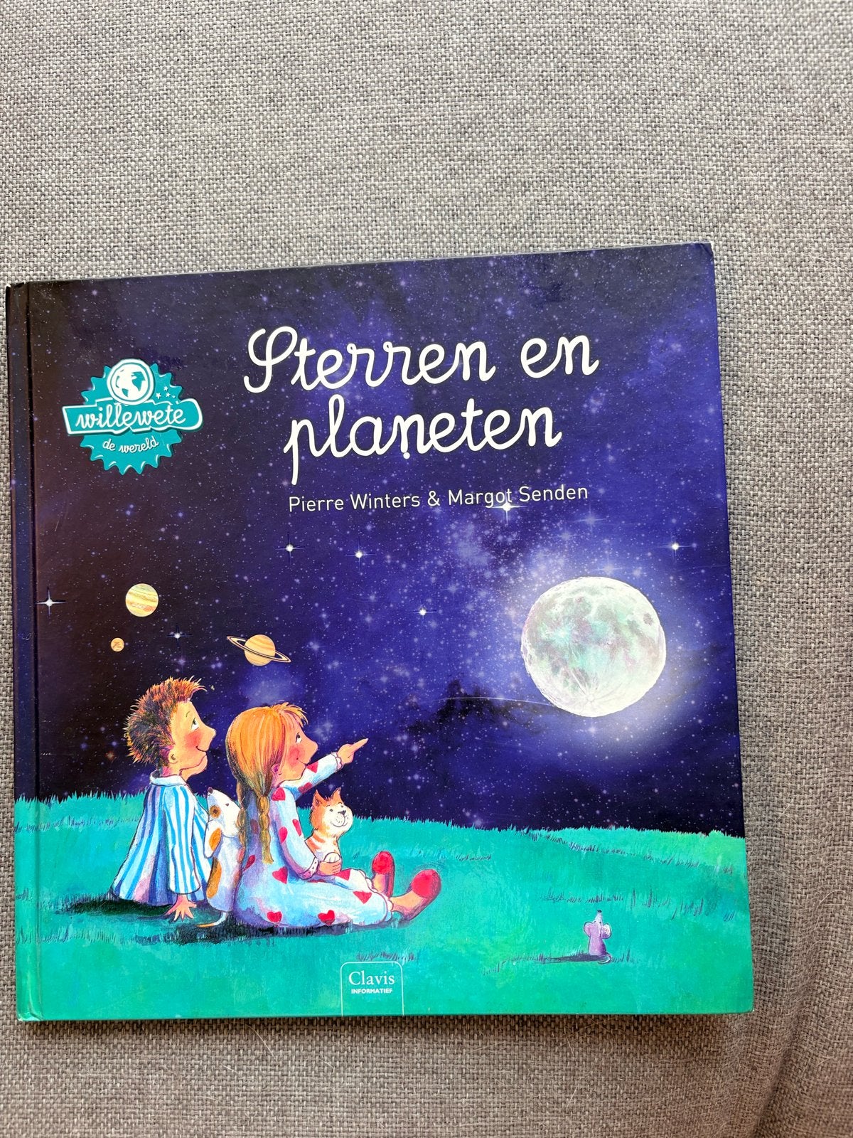 Willewete: Sterren en Planeten - Informatief Prentenboek, Boeken, Ophalen of Verzenden, Zo goed als nieuw, Uitklap-, Voel- of Ontdekboek