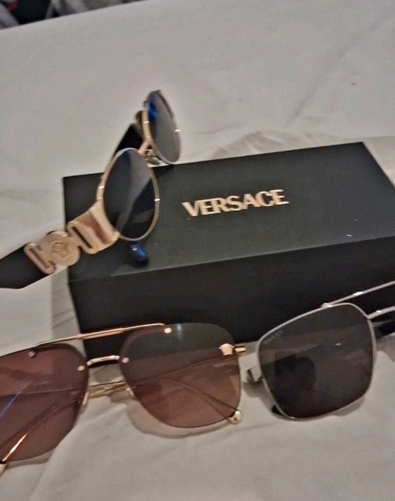 Zonnenbrillen Gucci,en Versace, Sieraden, Tassen en Uiterlijk, Zonnebrillen en Brillen | Heren, Zonnebril, Overige kleuren, Nieuw