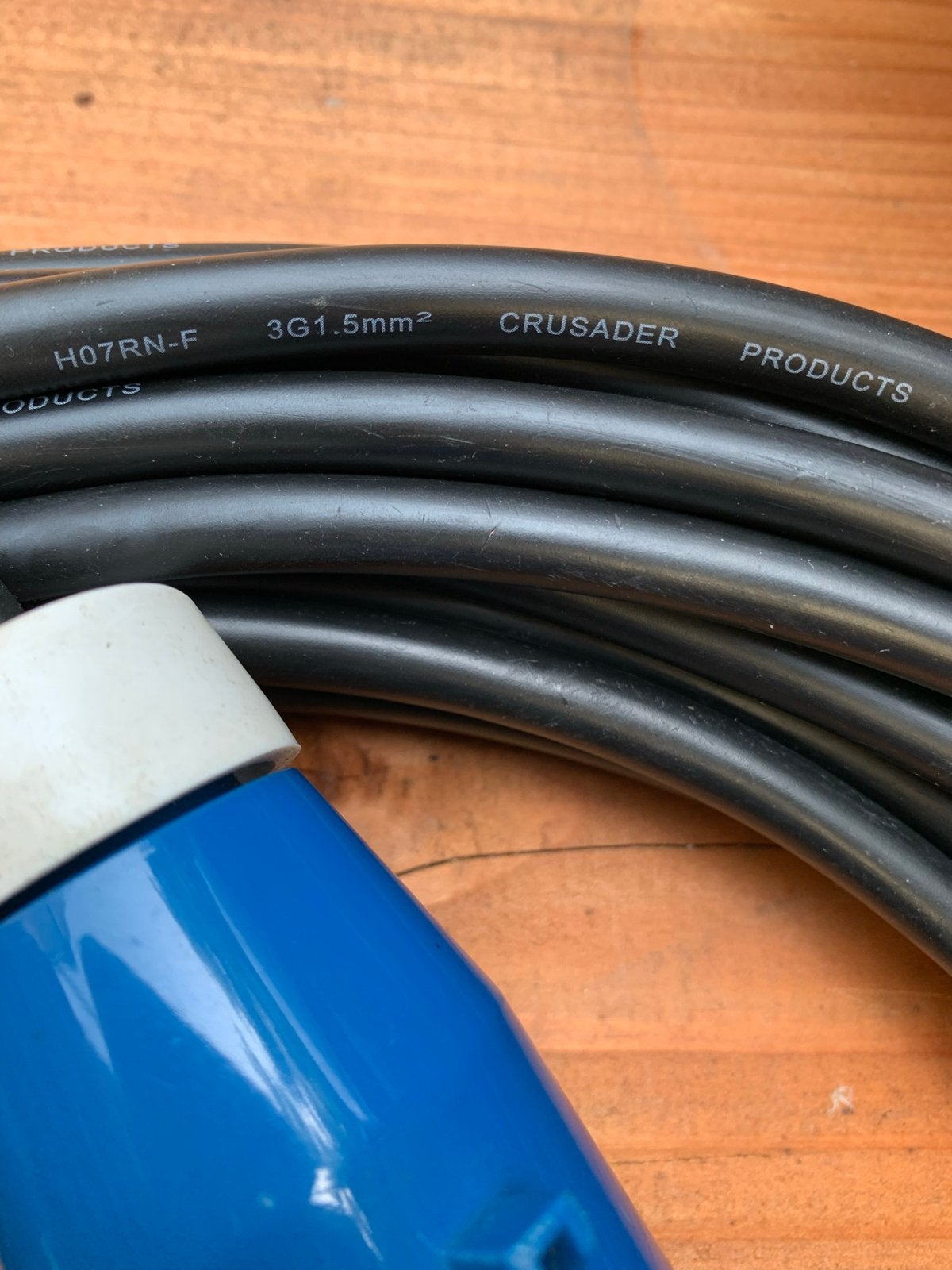 20 meter CEE verlengkabel 2P+E 16A 230V, Ophalen, Gebruikt