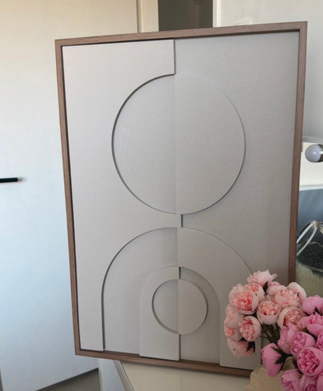 Japandi Led Wall Art Schilderij - Modern Design, Ophalen