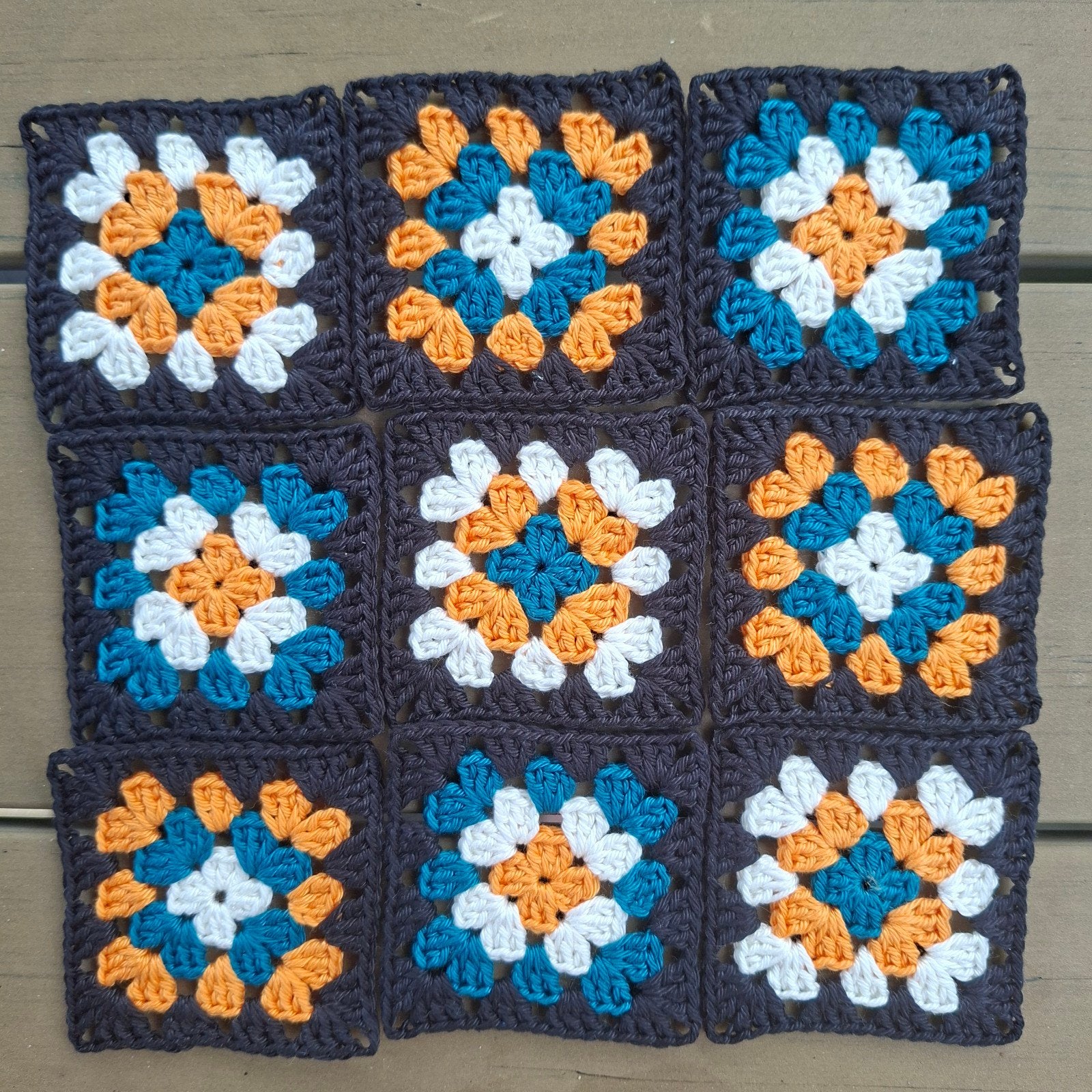 Granny square lapjes, Ophalen of Verzenden, Nieuw, Haken, Overige typen