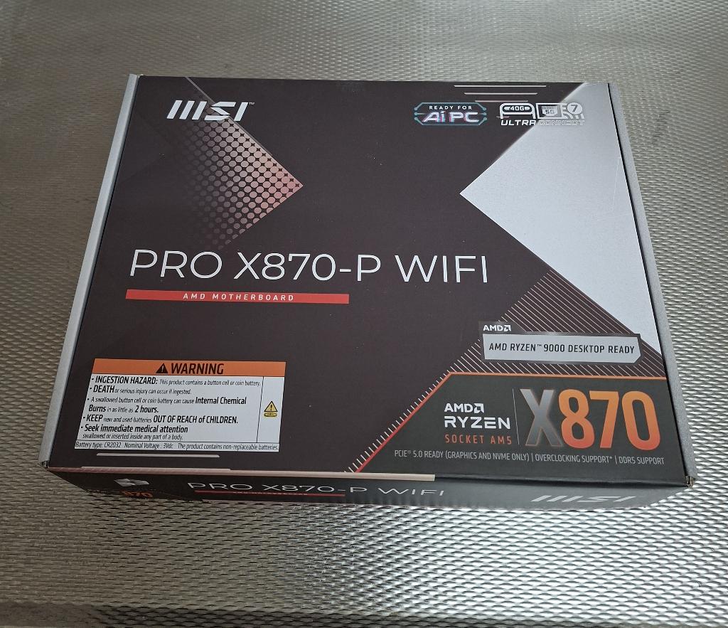 MSI Pro X870-P WiFi Moederbord, Computers en Software, Moederborden, Zo goed als nieuw, AMD, DDR5, Ophalen of Verzenden