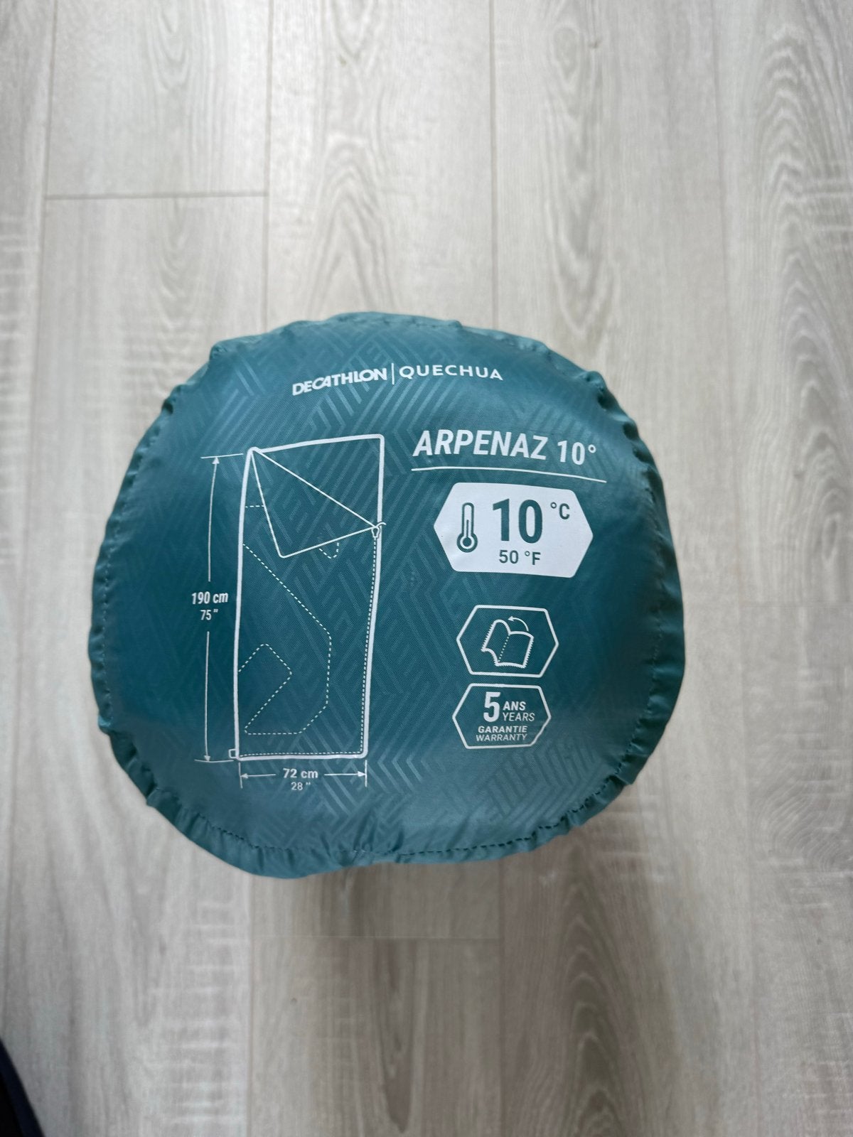 Quechua Arpenaz 10 Slaapzak - Ideaal voor kamperen, Ophalen, Gebruikt