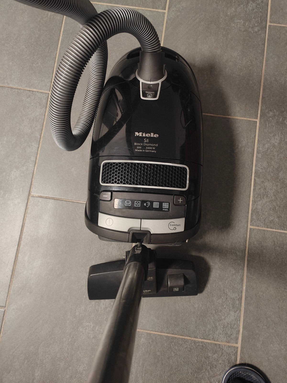 Miele S8 Black Diamond stofzuiger 300-2200W, Stofzak, Gebruikt, Ophalen of Verzenden, Miele