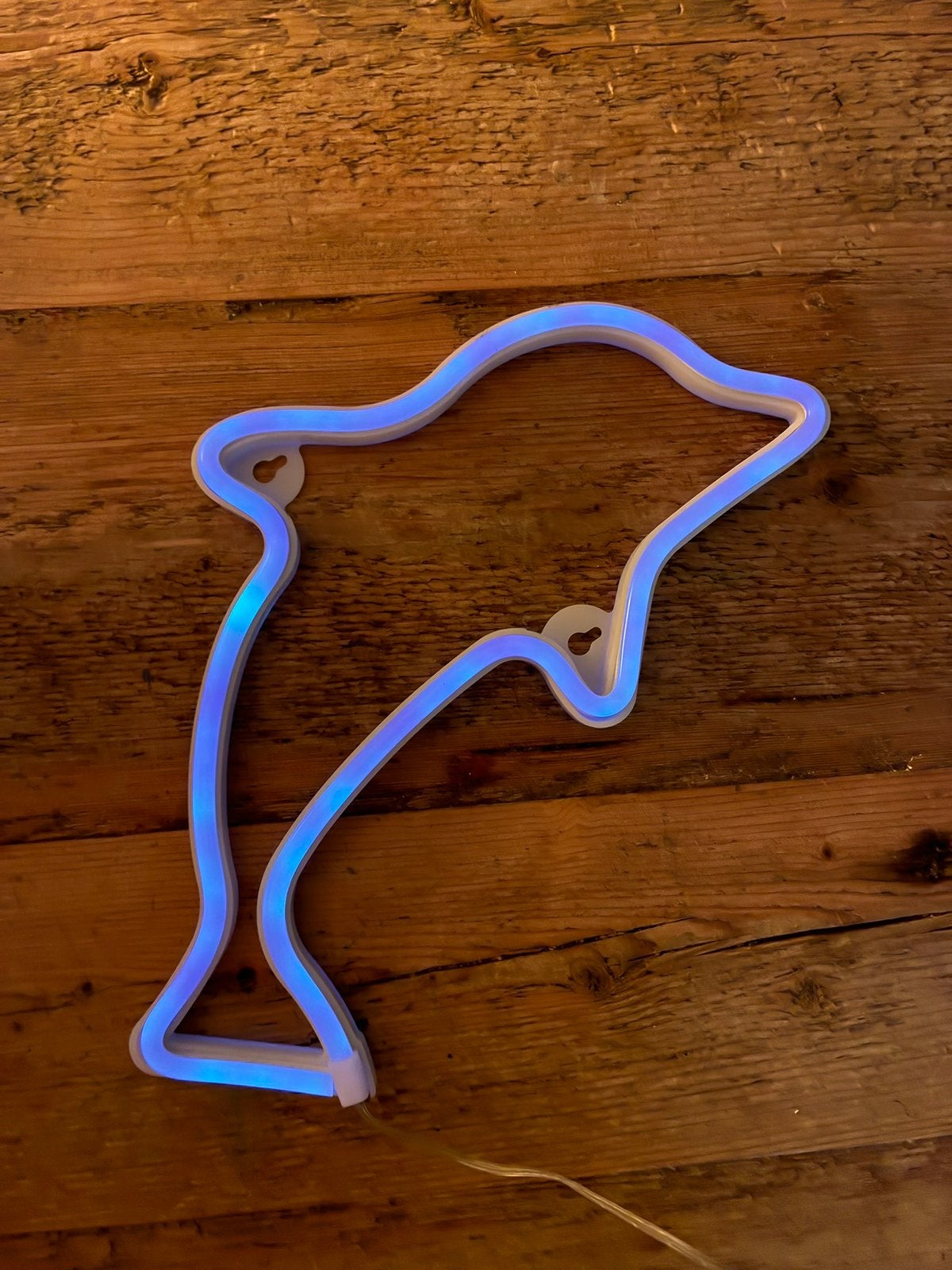 Dolfijnen lampje, Blauw, Ophalen of Verzenden, Zo goed als nieuw, Lamp
