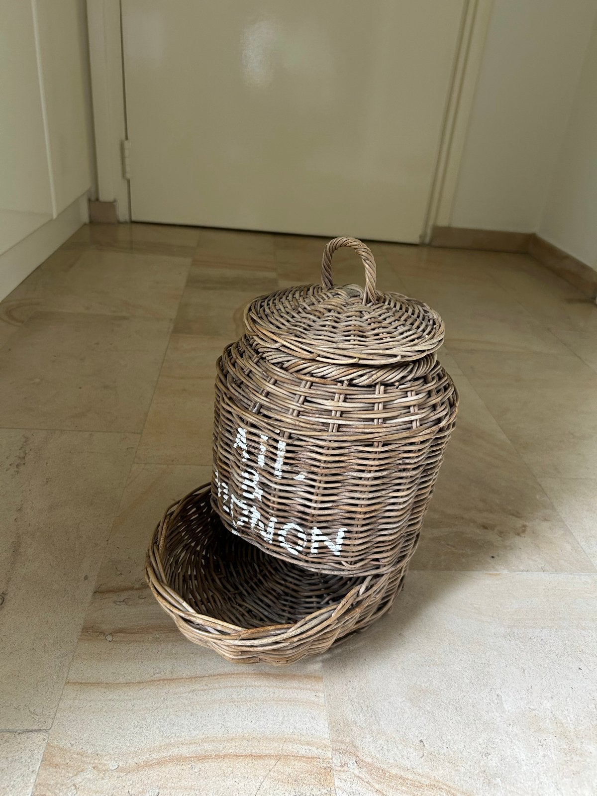 Riviera Maison Groentemand - Landelijke Stijl, Ophalen, Gebruikt, Landelijk, Natuurlijk materiaal
