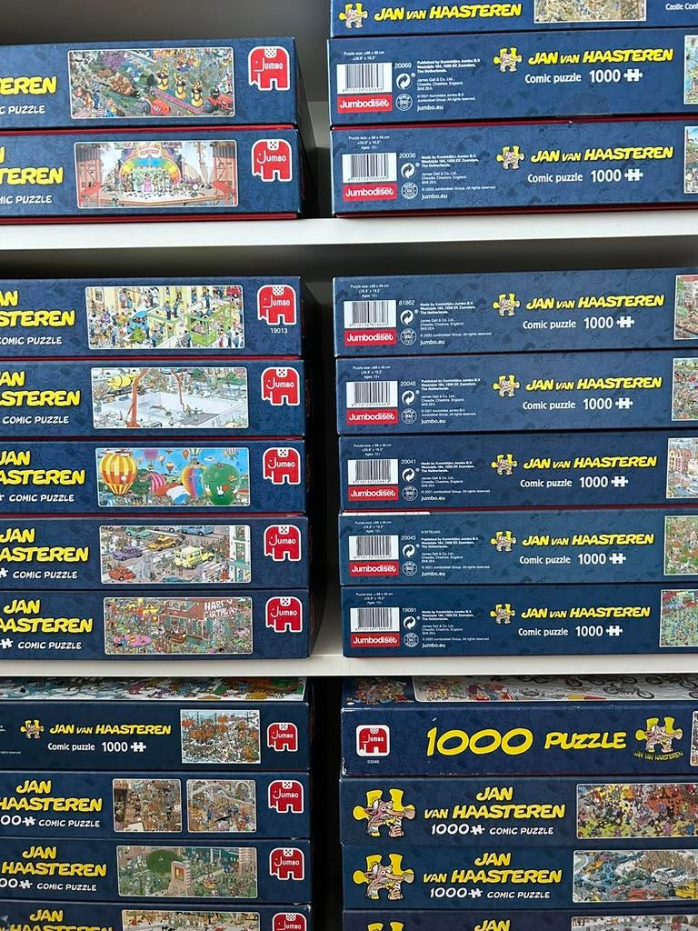 Jan van Haasteren Puzzels / Divers 1000 stukjes, Ophalen of Verzenden, 500 t/m 1500 stukjes, Zo goed als nieuw