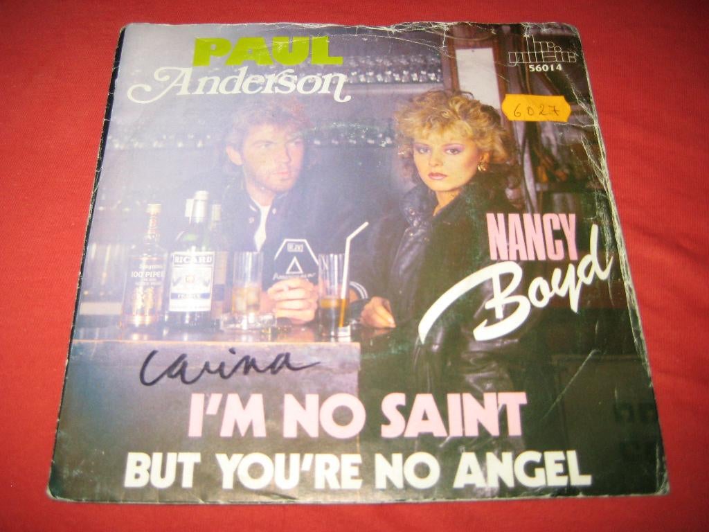 Paul Anderson + Nancy Boyd: I`m no Saint, Ophalen of Verzenden, Zo goed als nieuw, Pop, Single