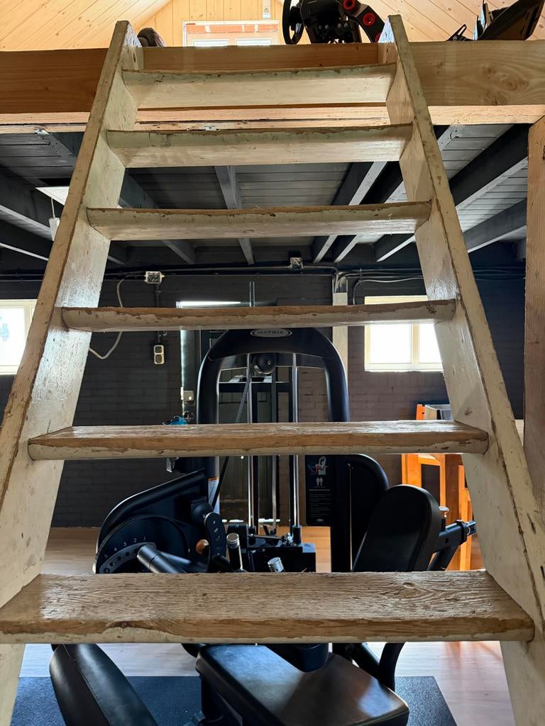 Oude houten trap, Ophalen, Gebruikt, Trap, 2 tot 4 meter