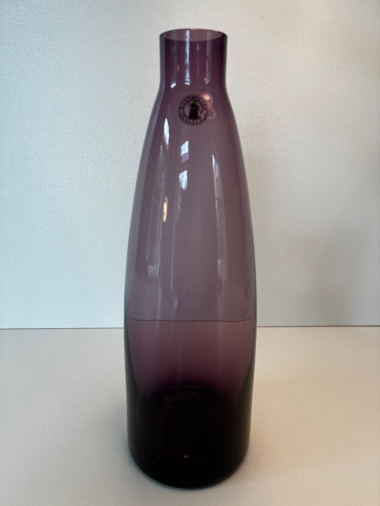 Vaas, Paars, 27 cm, Ophalen of Verzenden, Glas