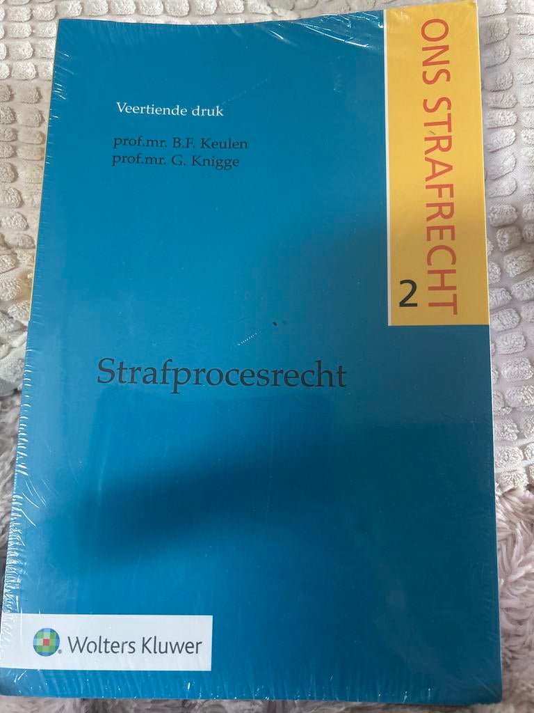 B.F. Keulen - Strafprocesrecht nieuw, Boeken, Gamma, B.F. Keulen, Ophalen of Verzenden, WO