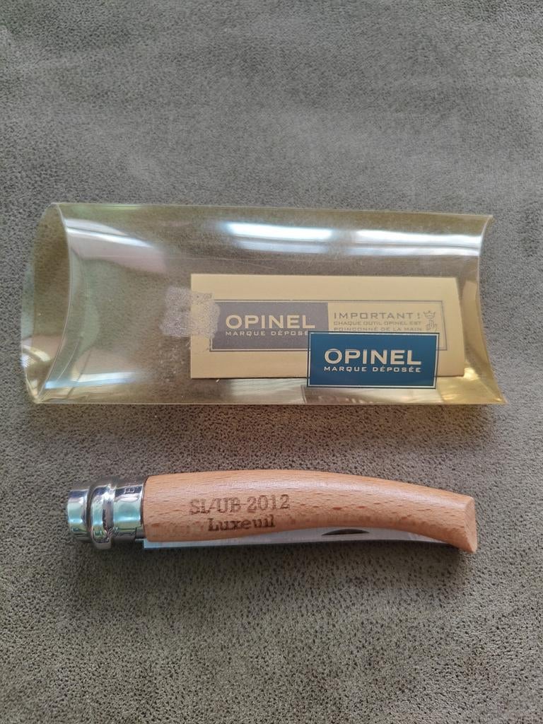 Opinel SL/UB 2012 Luxeuil Zakmes, Verzamelen, Ophalen of Verzenden, Landmacht, Mes of Dolk