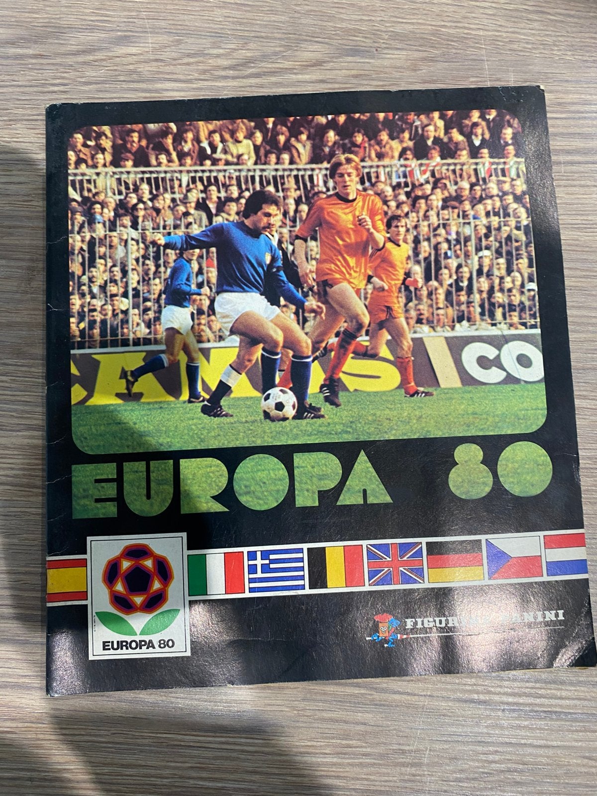 Panini EK’80 voetbalplaatjes boek in goede staat mist 1 nr., Verzenden, Gebruikt, Buitenlandse clubs, Poster, Plaatje of Sticker