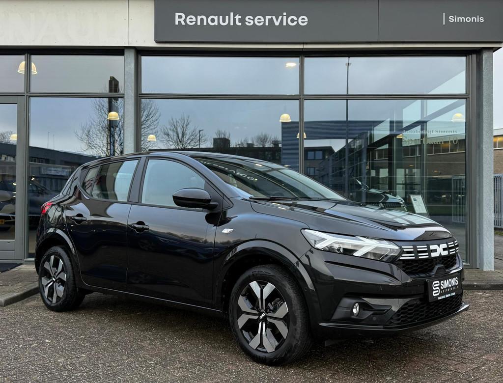 Dacia Sandero 1.0 TCe 90 Journey | Achteruitrijcamera | Aut., Stof, Gebruikt, Zwart, Origineel Nederlands
