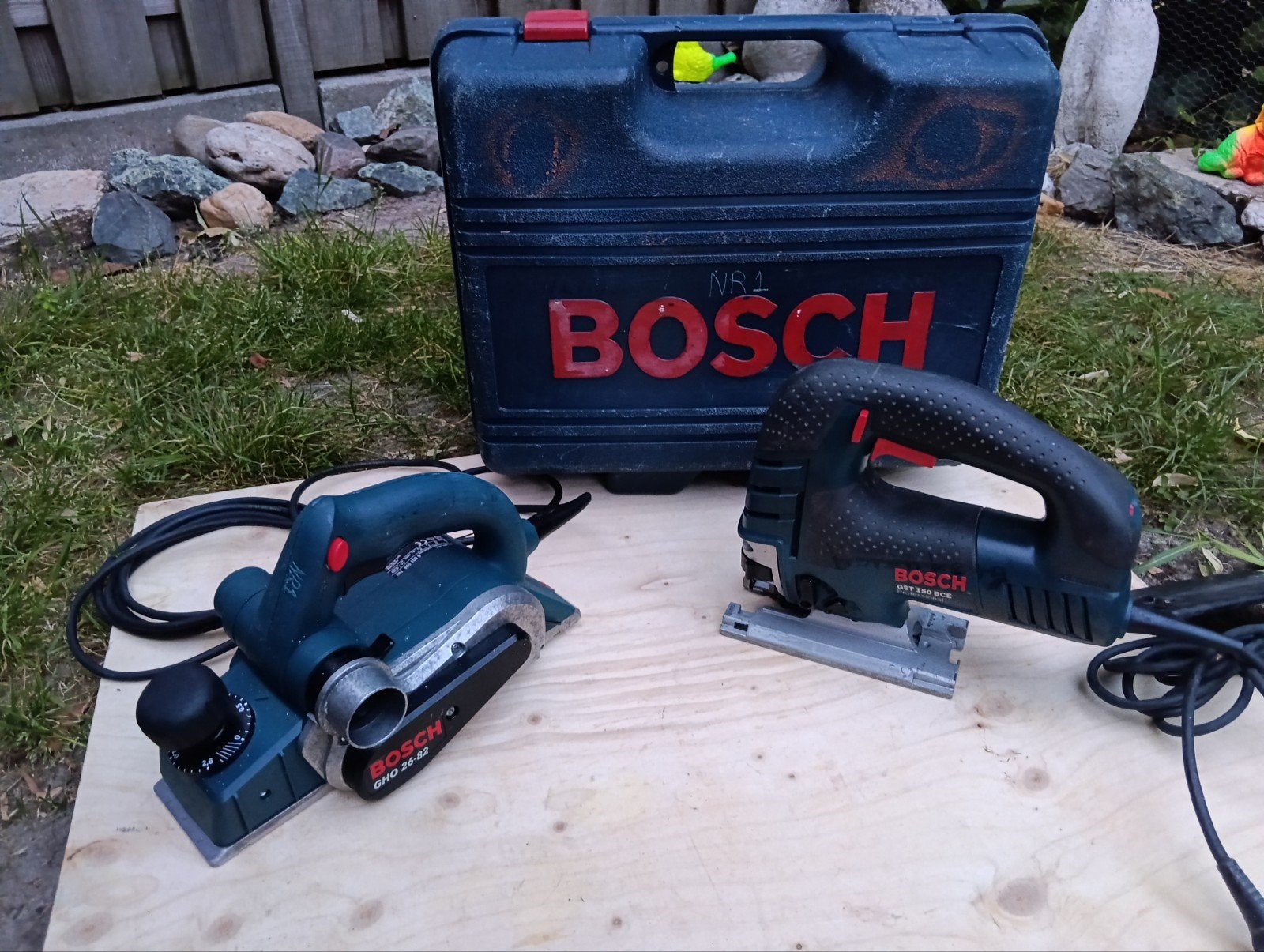 2 Professionele blauwe Bosch elektrische machines, Ophalen, Zo goed als nieuw, Elektrisch
