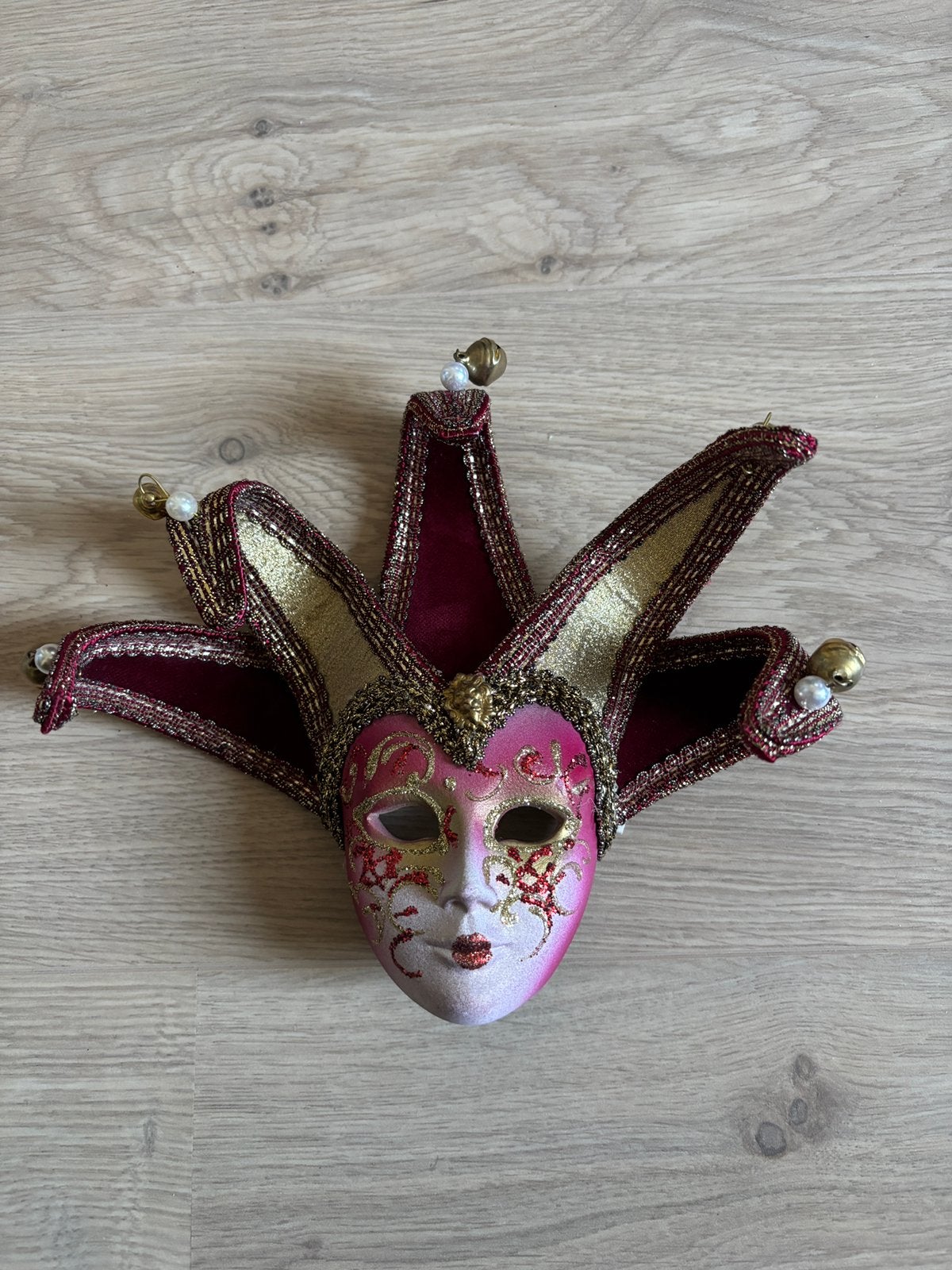 Venetiaans masker Laguna l'atelier della maschera, Ophalen of Verzenden, Zo goed als nieuw, Decoratieobject