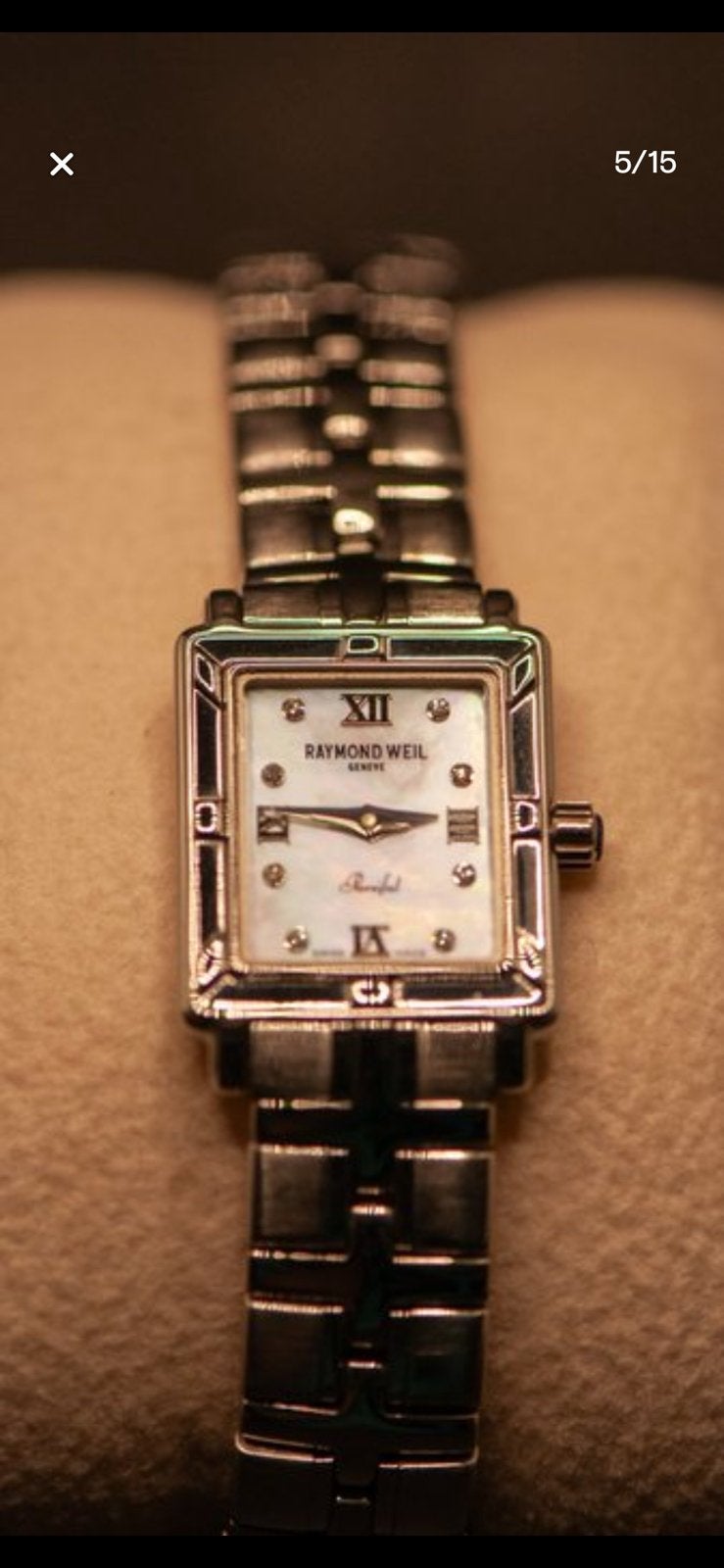 Raymond Weil Parsifal  heel mooi horloge, Sieraden, Tassen en Uiterlijk, Overige merken, Staal, Staal, Polshorloge