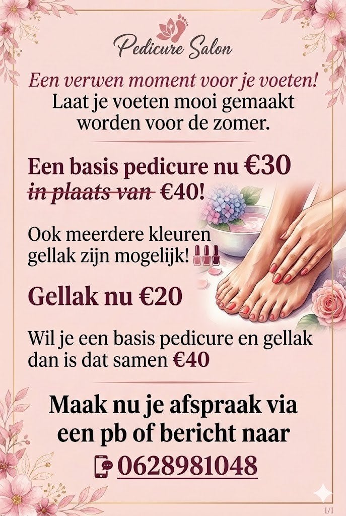Pedicure, Ophalen of Verzenden, Zo goed als nieuw, Overige typen