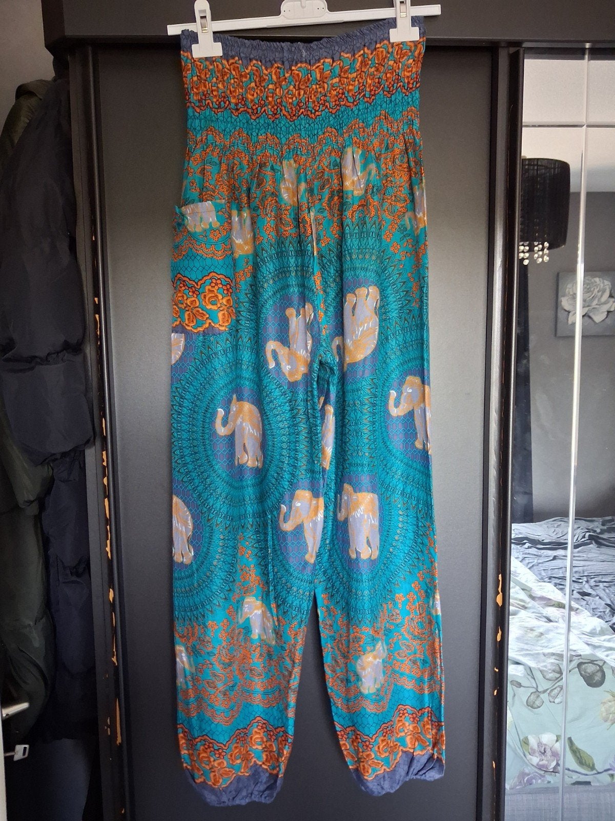 bohemian stijl broek universele maat, Ophalen of Verzenden, Gedragen, Maat 38/40 (M), Lang
