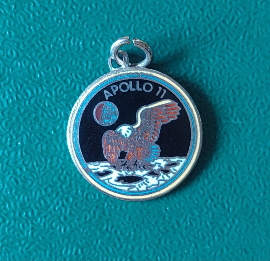 Uniek origineel uit Houston Apollo 11 hangertje, Ophalen of Verzenden, Zo goed als nieuw