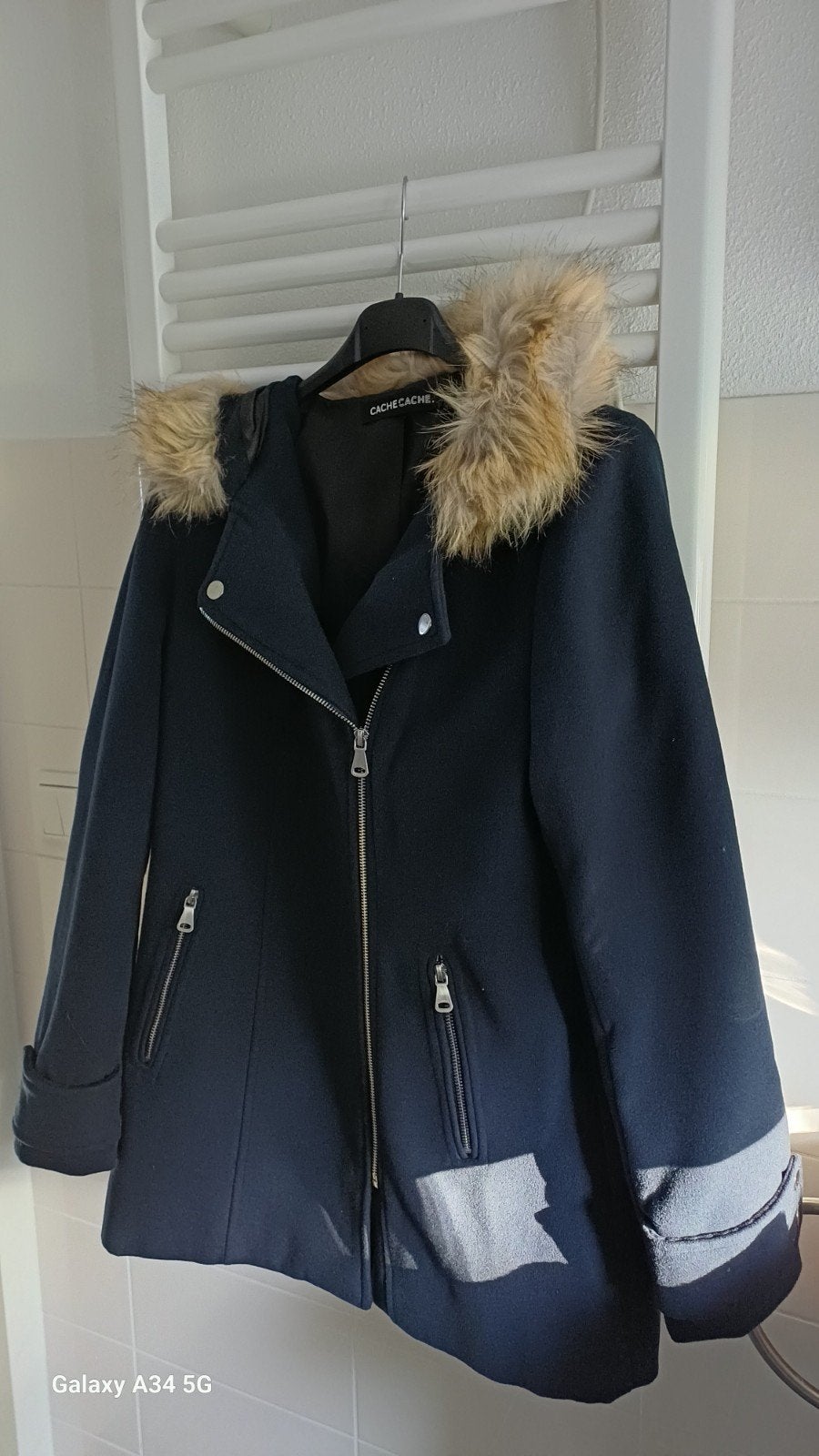 Winterjas dames Cache cache, Cache Cache, Ophalen, Zo goed als nieuw, Blauw