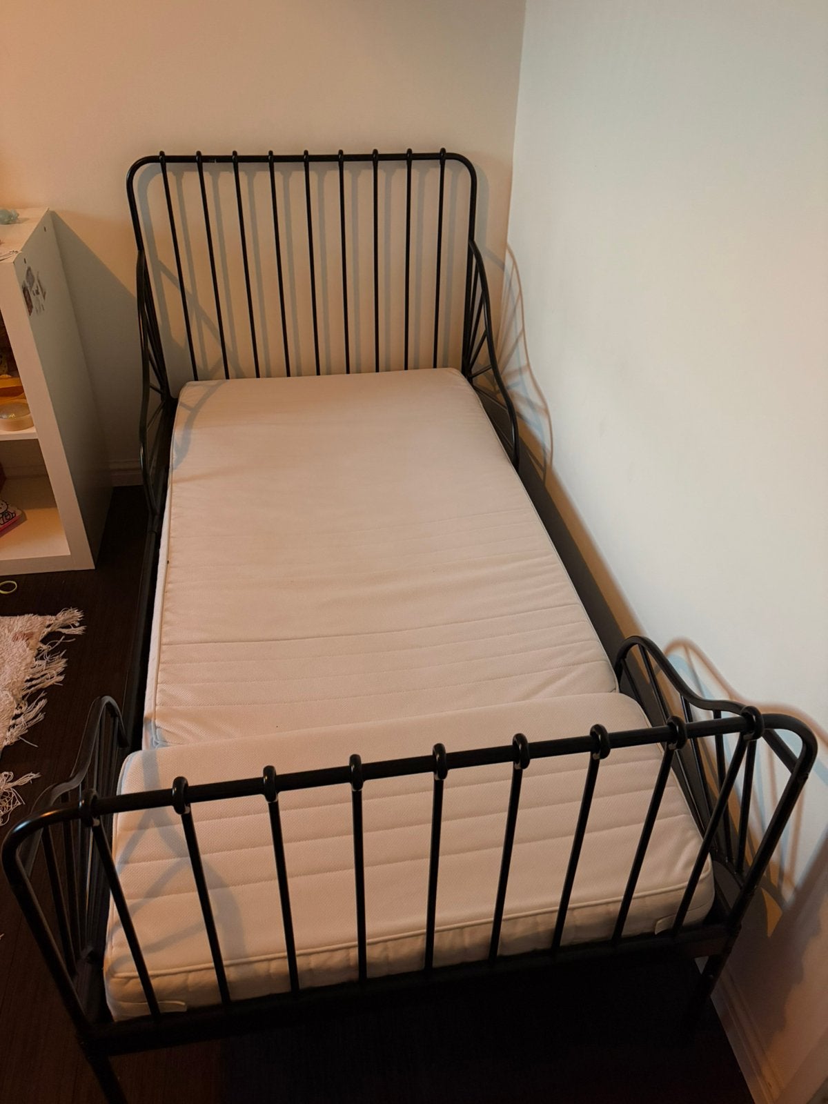 Ikea minnen kinderbed verstelbaar, 85 tot 100 cm, Zo goed als nieuw, 180 cm of meer, Ophalen
