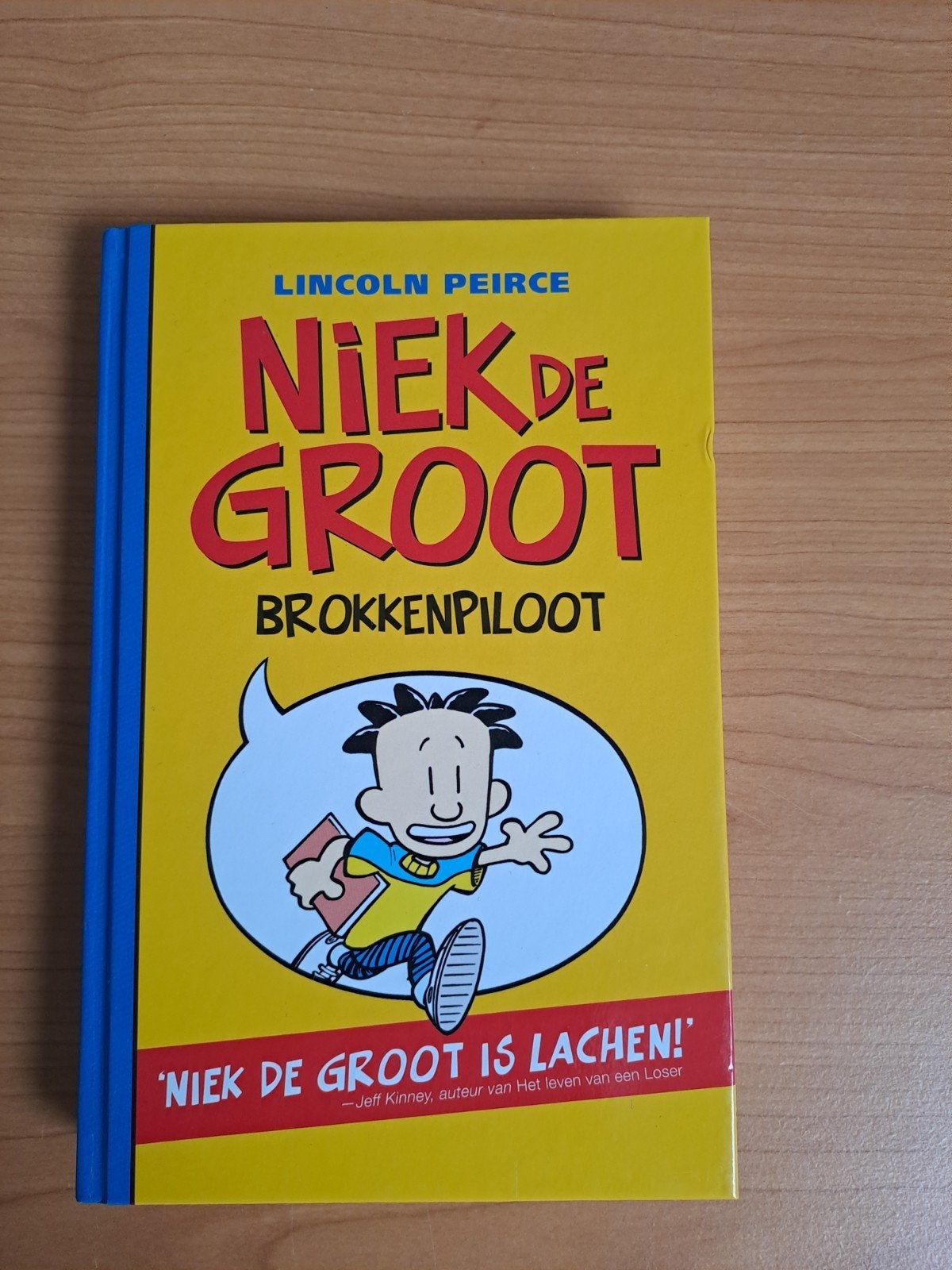 Niek de Groot: Brokkenpiloot - jeugdboek, Ophalen, Zo goed als nieuw, Lincoln Peirce