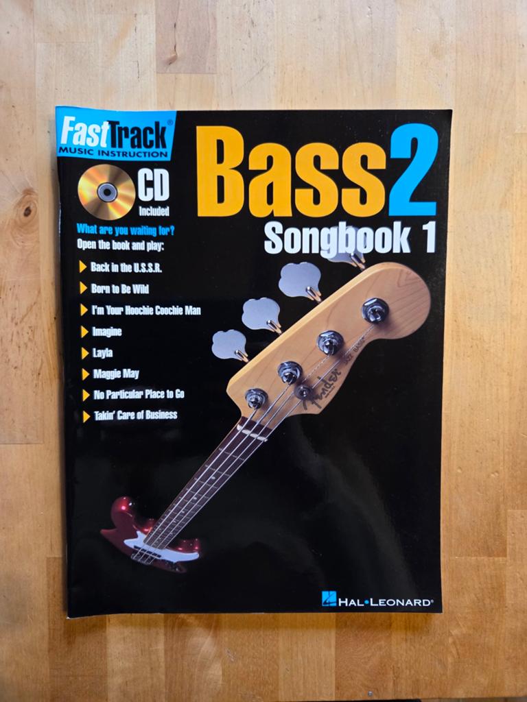 FastTrack Bass 2 Songbook 1 met CD - Nieuwstaat, Basgitaar, Les of Cursus, Nieuw, Ophalen of Verzenden