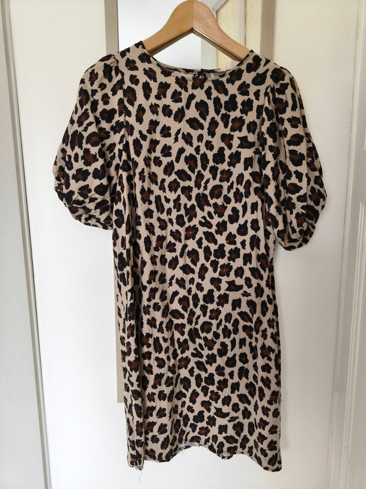 Zeeman Luipaardprint Jurk Maat 38, Maat 38/40 (M), Zeeman, Beige, Ophalen of Verzenden