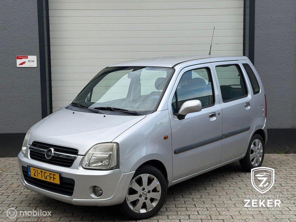 Opel Agila 1.2-16V Flexx cool / airco / nap / lange apk, Auto's, Opel, Voorwielaandrijving, Origineel Nederlands, Bedrijf, Handgeschakeld