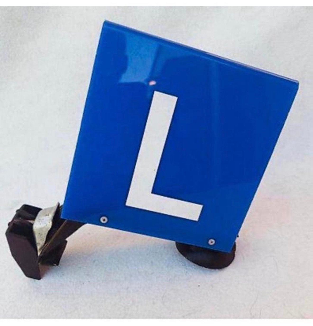 Lesauto Dakbord blauw L-bord Leswagen les-auto dak klem, Ophalen of Verzenden, Zo goed als nieuw, H, H