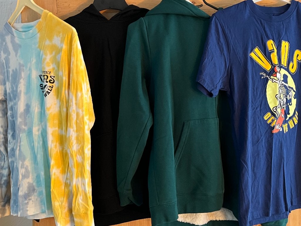 Vans set maat 164 en XS, Gebruikt, Vans, Ophalen of Verzenden, Shirt of Longsleeve