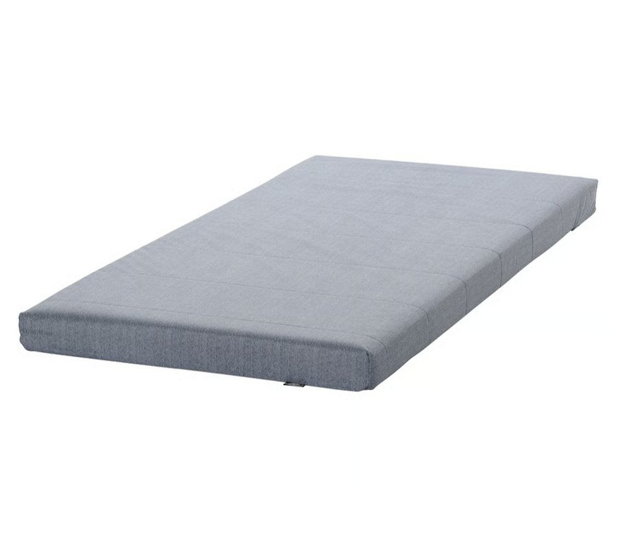 IKEA ÅGOTNES Foammatras 80x200 cm + cover, Ophalen, Eenpersoons, Zo goed als nieuw, 80 cm