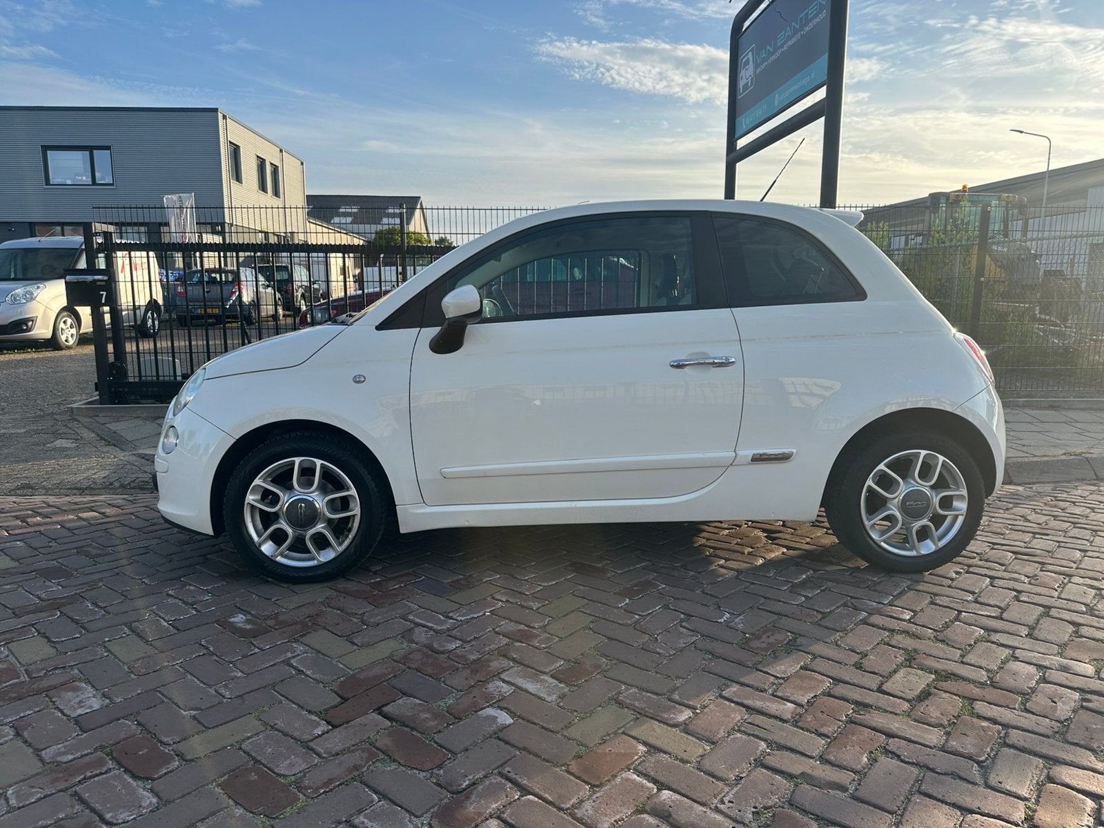 Fiat 500 1.2 C 2008 Wit, Auto's, Voorwielaandrijving, 1242 cc, 4 cilinders, 840 kg