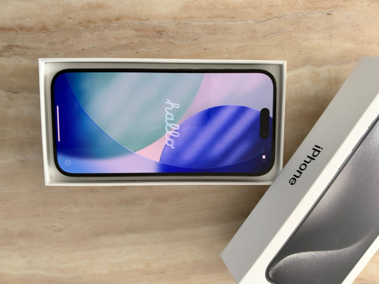 Iphone 15 pro 128gb titanium zwart