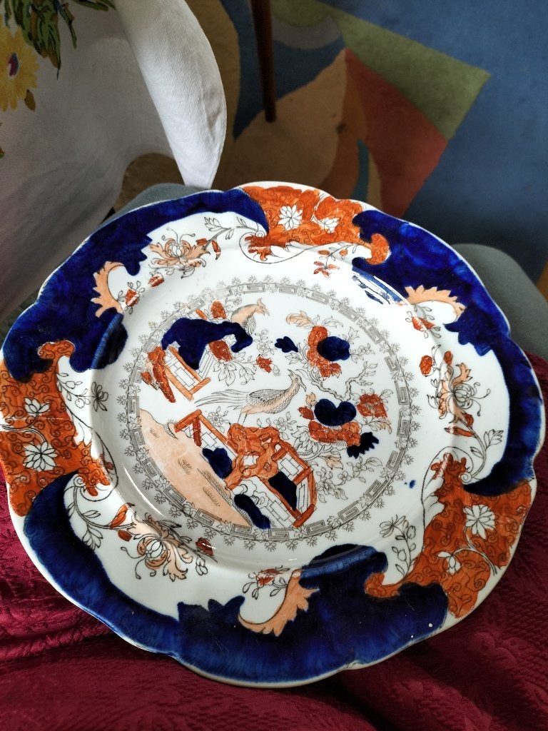 Mason's patent ironstone China plate, Antiek en Kunst, Antiek | Keramiek en Aardewerk, Ophalen
