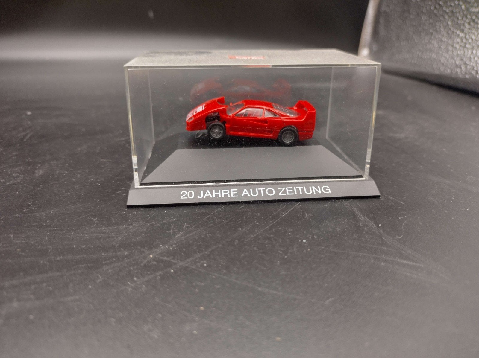 Herpa 1:87 Auto Zeitung Ferrari F40 modelauto, Ophalen of Verzenden, Zo goed als nieuw, Auto, Herpa
