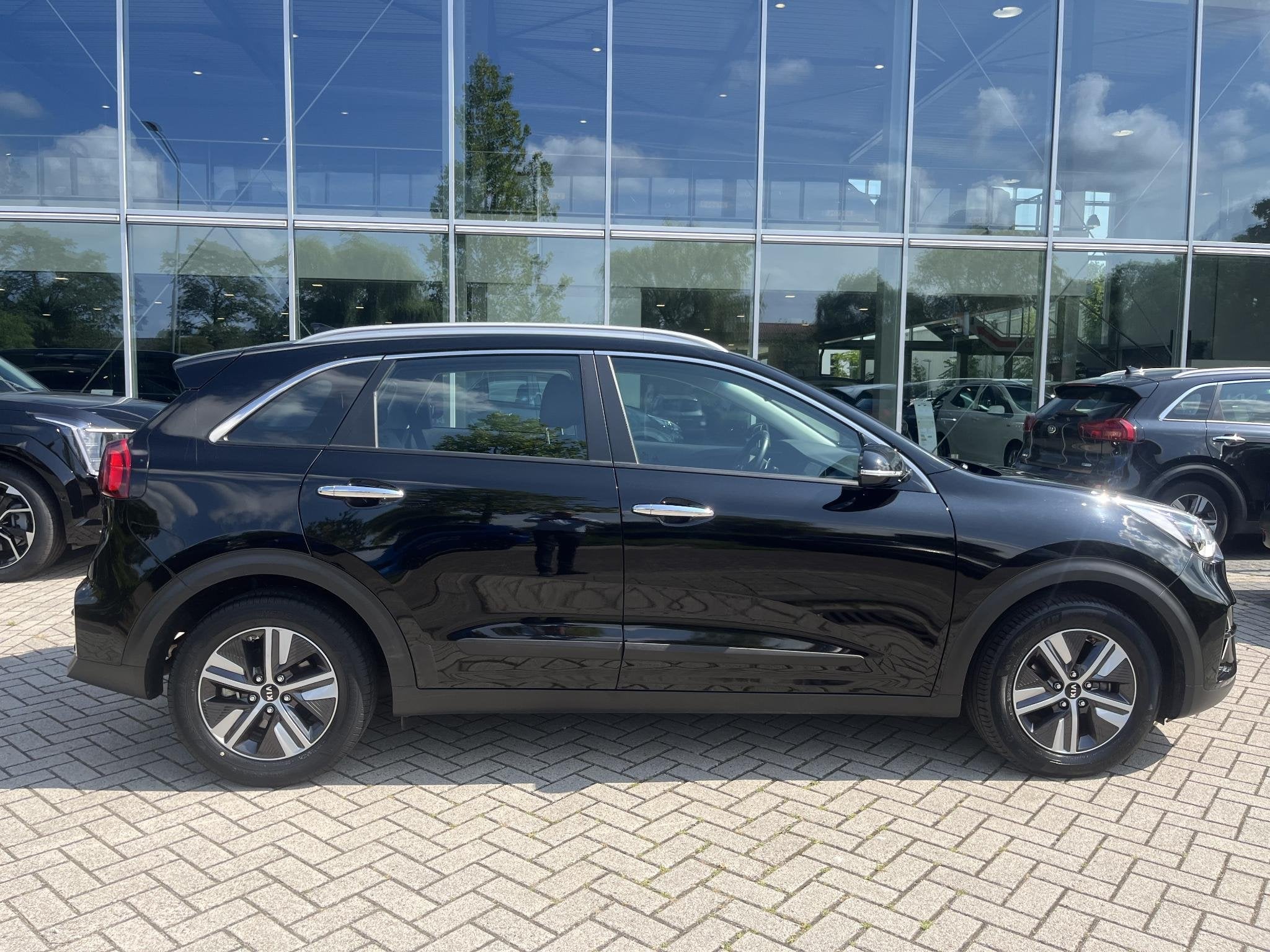 Kia Niro 1.6 GDi Hybrid DynamicLine, Auto's, Gebruikt, Euro 6, 2 kWh, Leder en Stof