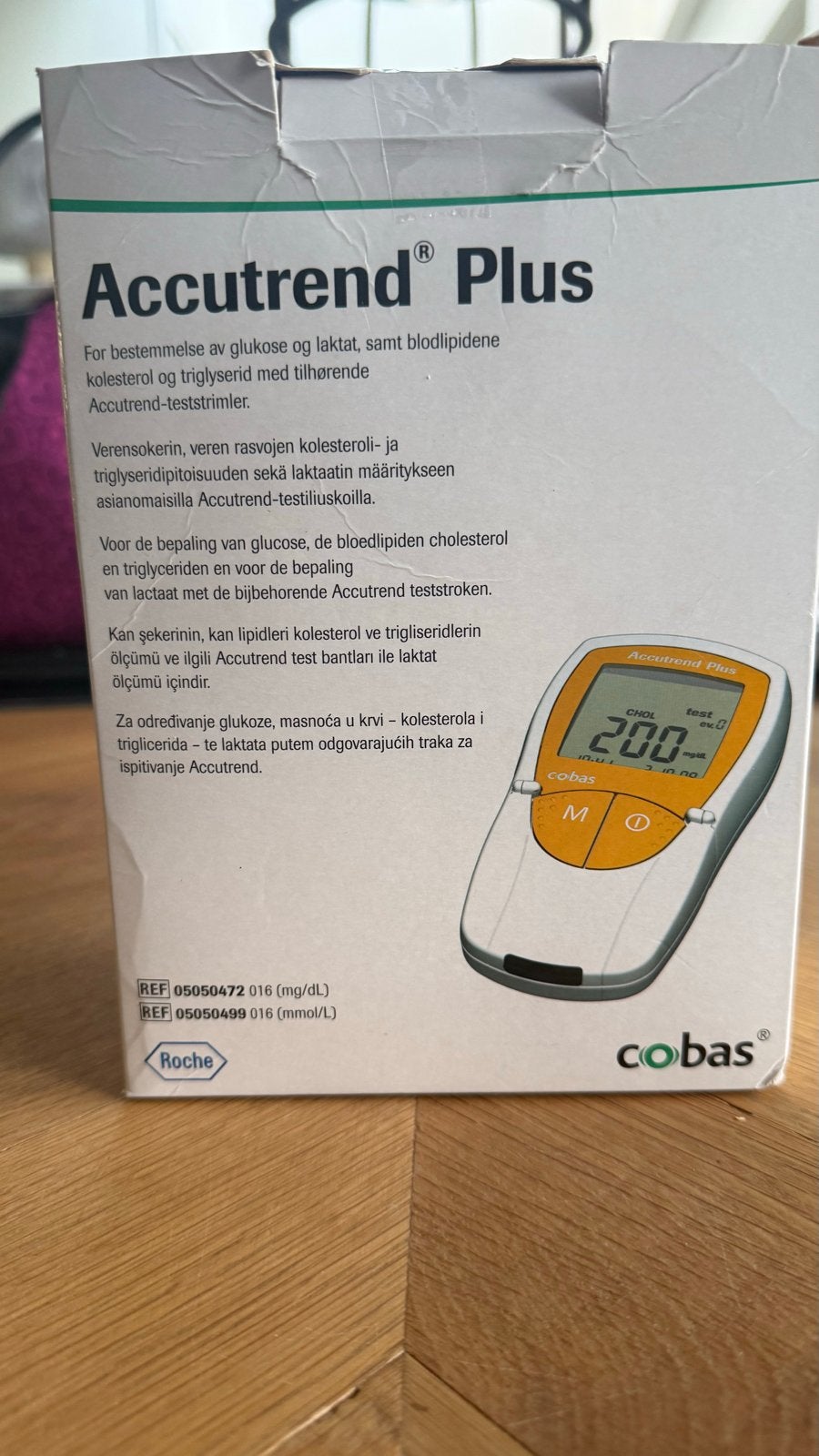 Accutrend Plus - Bloedglucose, cholesterol, lactaatmeter, Ophalen of Verzenden, Nieuw, Overige typen