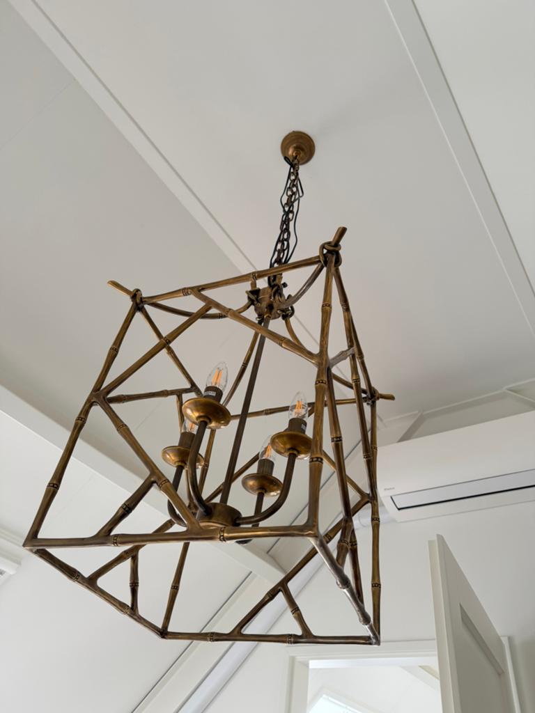 Eichholtz design hanglamp / chandelier – nieuwstaat, Ophalen, Zo goed als nieuw, Metaal, 75 cm of meer
