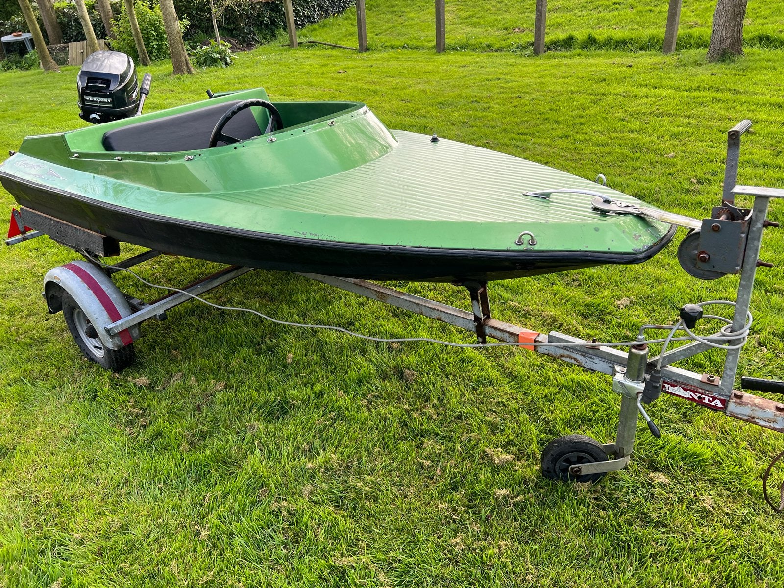 Leuk speedbootje met trailer, Watersport en Boten, Ophalen of Verzenden, Gebruikt