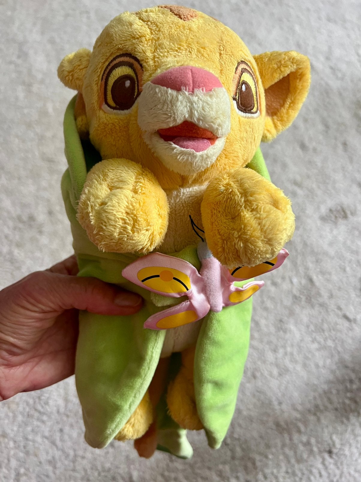 Disney knuffel Baby Nala (lion King), Disney, Disney, Geel, Ophalen of Verzenden