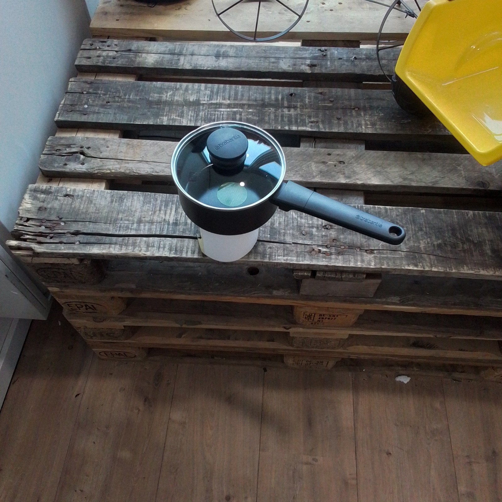 Brabantia Kookpan met Deksel - Zo goed als nieuw, Zo goed als nieuw, Brabantia, Rvs, Kookpan