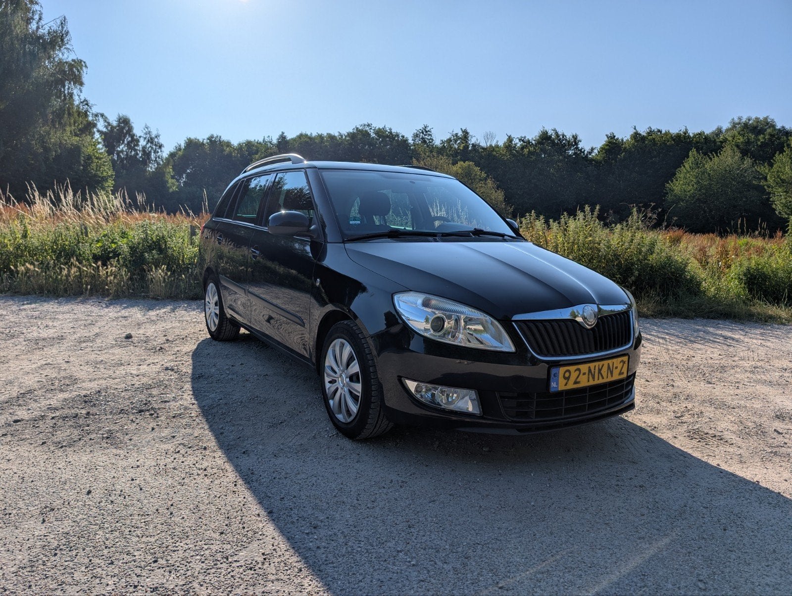 Skoda Fabia 1.2 TDI 55KW Combi 2010 Zwart, Auto's, Skoda, Particulier, Fabia, Diesel, A, Stationwagon, Handgeschakeld, Origineel Nederlands
