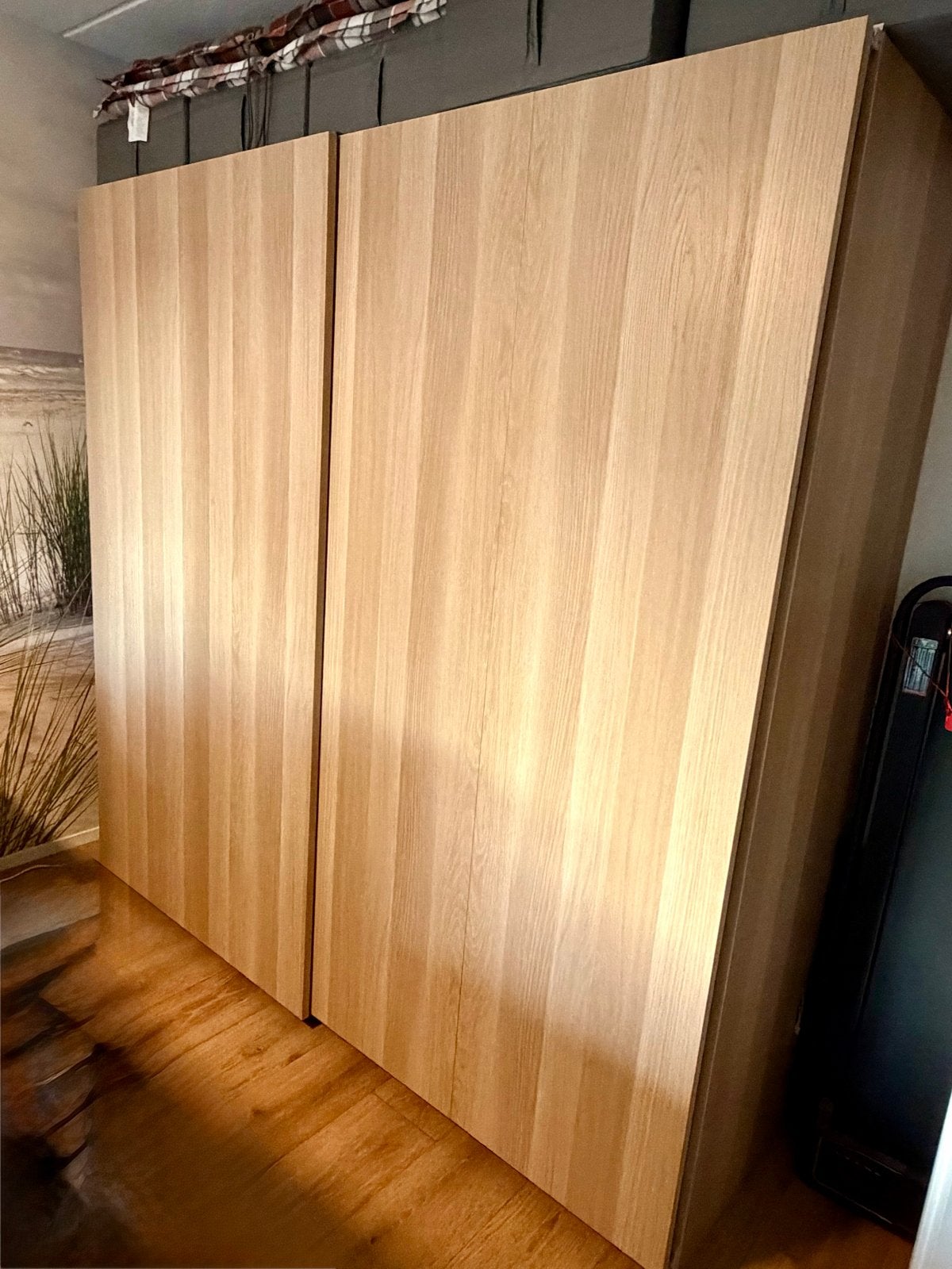 IKEA Pax kast 201 hoog met planken en hangruimte z.g.a.n, Huis en Inrichting, Ophalen, Gebruikt, 100 tot 150 cm, 200 cm of meer