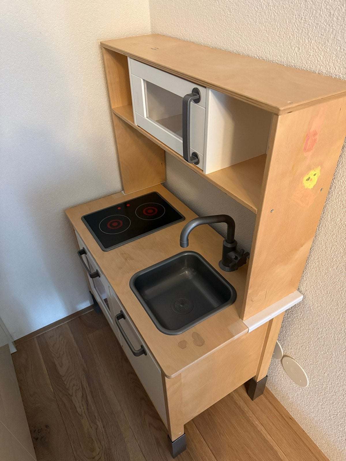 IKEA Duktig Speelkeuken met magnetron en kraan, Ophalen, Gebruikt, Hout, Speelkeuken